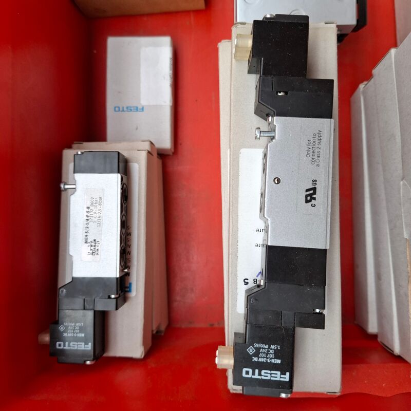 Ca. 22x Diverse magneetventiel met 3x drukregelaar Festo – foto 4 – kavel bij Onlineveilingmeester, Winsum