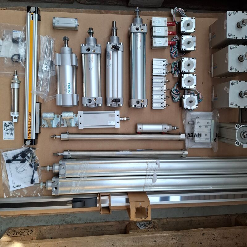 Assortiment pneumatische cilinders en toebehoren o.a. Festo, Norgren – foto 3 – kavel bij Onlineveilingmeester, Winsum
