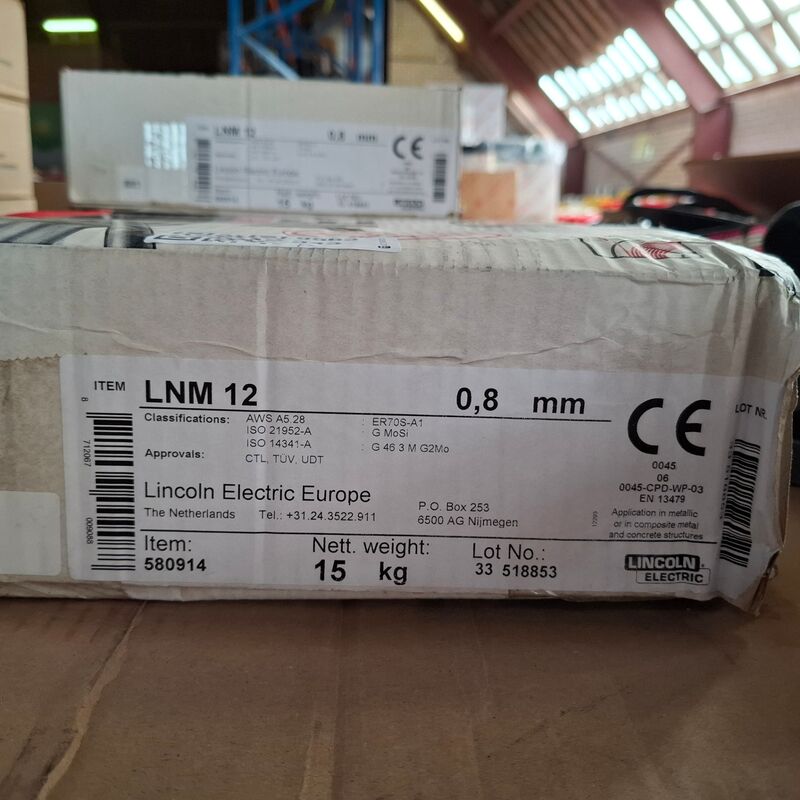 Rol mig/mag lasdraad Lincoln, LNM 12 | 580914 – foto 2 – kavel bij Onlineveilingmeester, Winsum