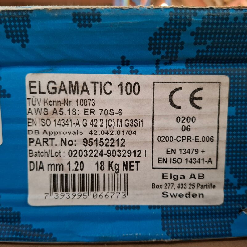 Rol MIG/MAG lasdraad Elga, Elgamatic 100 – foto 2 – kavel bij Onlineveilingmeester, Winsum