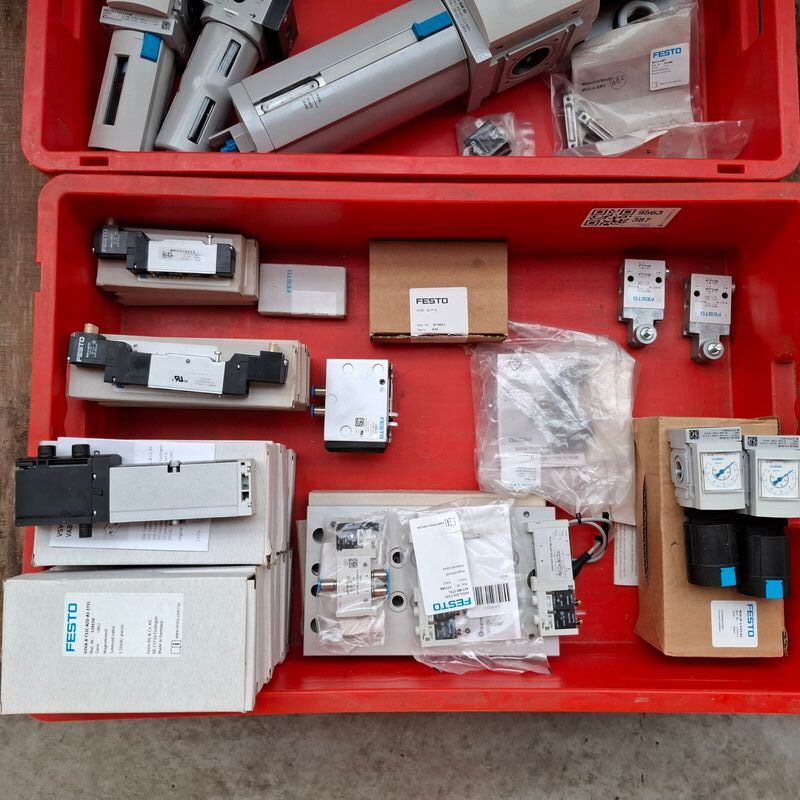 Ca. 22x Diverse magneetventiel met 3x drukregelaar Festo – foto 2 – kavel bij Onlineveilingmeester, Winsum