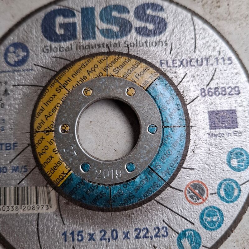 12 doos a 10 stuks Doorslijpschijf Giss, 115x2,0x22,23 – foto 4 – kavel bij Onlineveilingmeester, Winsum