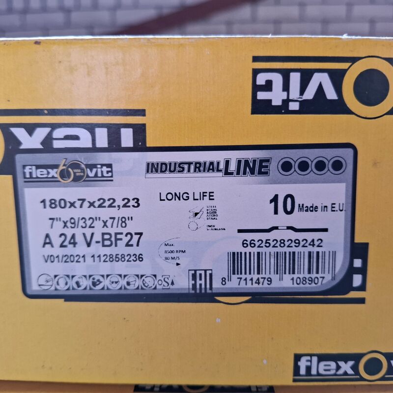 6 doos a 10 stuks Afbraamschijf FlexOvit, 180x7,0x22,23 – foto 3 – kavel bij Onlineveilingmeester, Winsum