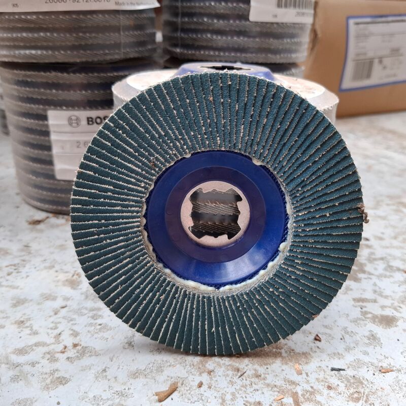 5x 10 stuks Lamellenschijf Bosch, 125x22,23mm | 120 – kavel bij Onlineveilingmeester, Winsum