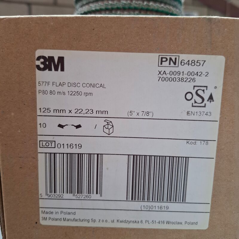 Ca. 45x Lamellenschijf 3M, 125x22,23mm | 80 – foto 4 – kavel bij Onlineveilingmeester, Winsum