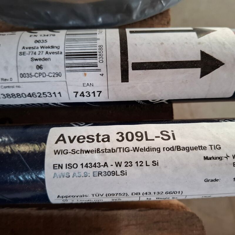 4x koker a 5 kilo Laselektrode Avesto, 309L-Si – foto 5 – kavel bij Onlineveilingmeester, Winsum