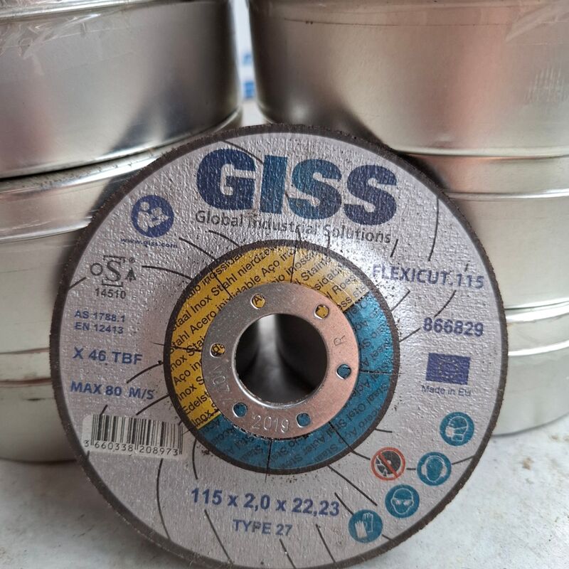 12 doos a 10 stuks Doorslijpschijf Giss, 115x2,0x22,23 – foto 2 – kavel bij Onlineveilingmeester, Winsum