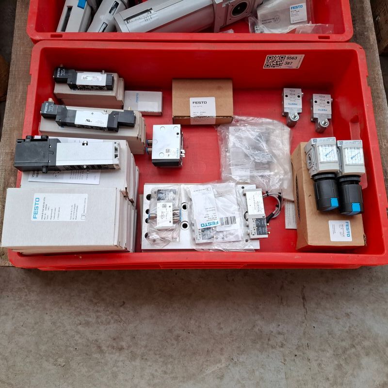 Ca. 22x Diverse magneetventiel met 3x drukregelaar Festo – kavel bij Onlineveilingmeester, Winsum