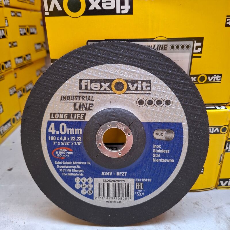 12 doos a 20 stuks Combinatieschijf FlexOvit, 180x4,0x22,23 – foto 2 – kavel bij Onlineveilingmeester, Winsum