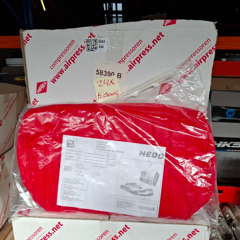 Ca. 24x Spanhoes, 2-delig Hedo, 58390/B, rood – kavel bij Onlineveilingmeester, Winsum