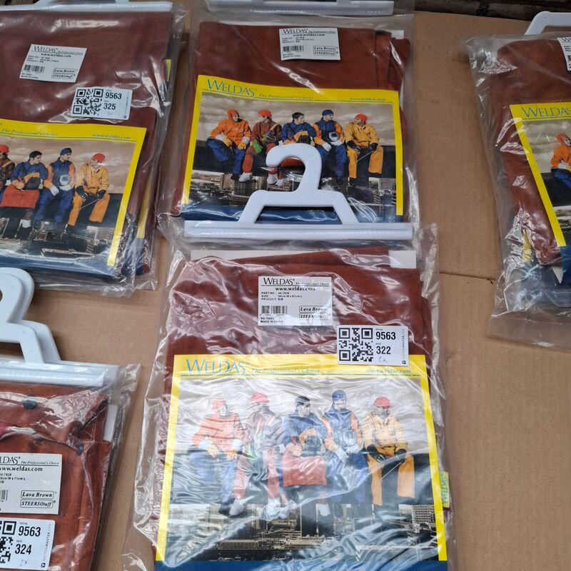 2x Lasschort, 56cm Wx91cm L Weldas, BIB 44-7836 – kavel bij Onlineveilingmeester, Winsum