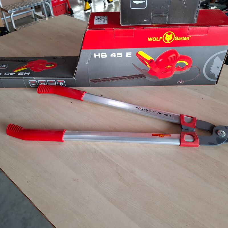 Elektrische heggenschaar met kantentrimmer Wolf Garten, HS45E | Lycos E/280T – foto 5 – kavel bij Onlineveilingmeester, Winsum