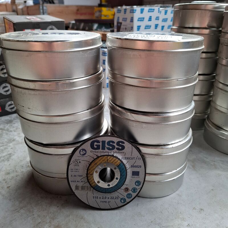 10 doos a 10 stuks Doorslijpschijf Giss, 115x2,0x22,23 – kavel bij Onlineveilingmeester, Winsum