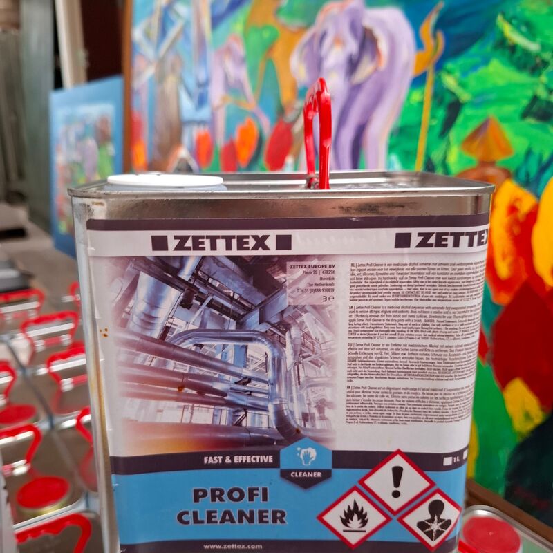Partij thinner en profi cleaner o.a. Zettex, blikken en spuitbussen – foto 6 – kavel bij Onlineveilingmeester, Winsum