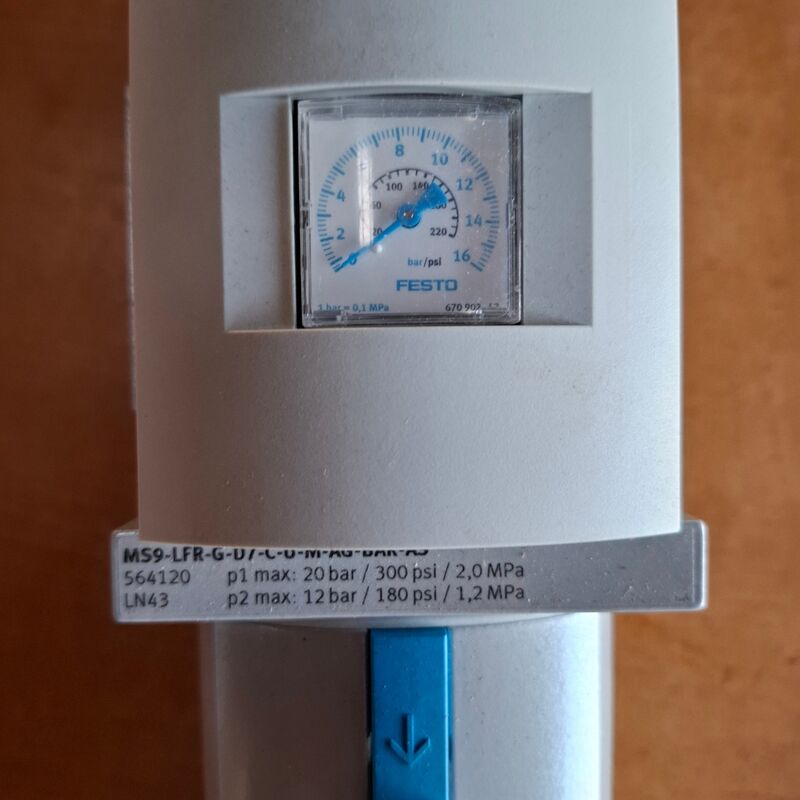 3x Diverse filter/drugregelaar Festo – foto 3 – kavel bij Onlineveilingmeester, Winsum