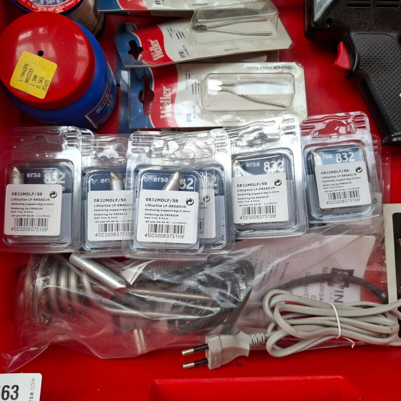 Assortiment soldeer benodigdheden, O.a. Weller – foto 8 – kavel bij Onlineveilingmeester, Winsum