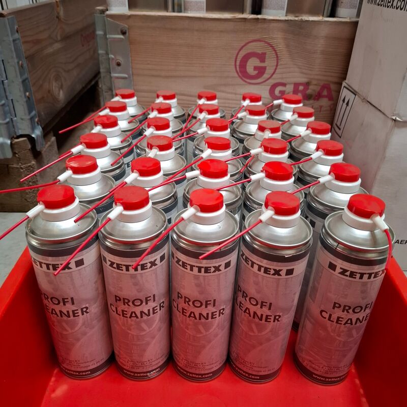 Partij thinner en profi cleaner o.a. Zettex, blikken en spuitbussen – foto 7 – kavel bij Onlineveilingmeester, Winsum