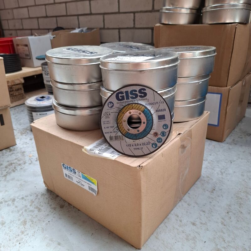 24 doos a 10 stuks Doorslijpschijf Giss, 115x2,0x22,23 – kavel bij Onlineveilingmeester, Winsum