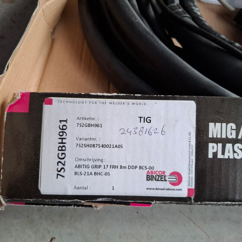 TIG lastoorts Abicor Binzel, Abitig 17 – foto 8 – kavel bij Onlineveilingmeester, Winsum