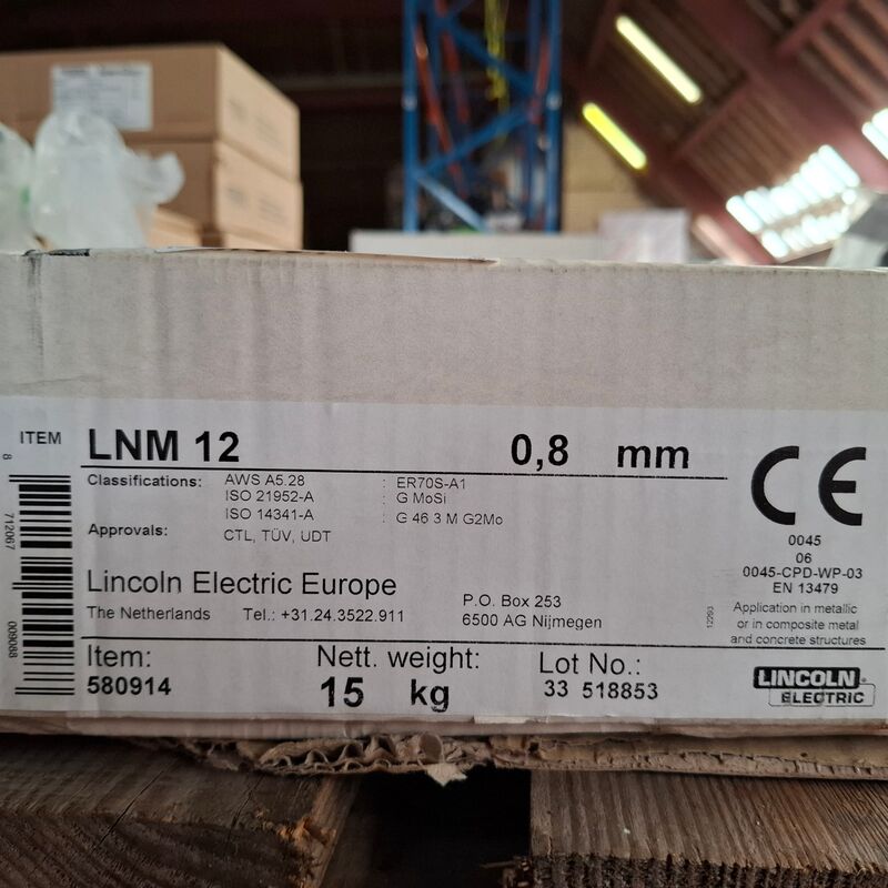 Rol mig/mag lasdraad Lincoln, LNM 12 | 580914 – foto 2 – kavel bij Onlineveilingmeester, Winsum
