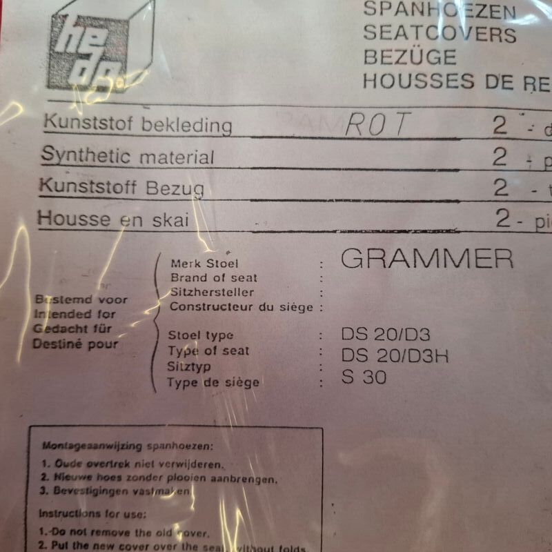 Ca. 24x Spanhoes, 2-delig Hedo, 58390/B, rood – foto 4 – kavel bij Onlineveilingmeester, Winsum