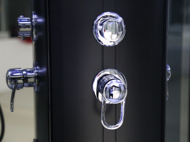 Stoomcabine, Vonato, Halvo Stroomglide, zwart & wit – foto 8 – kavel bij Onlineveilingmeester