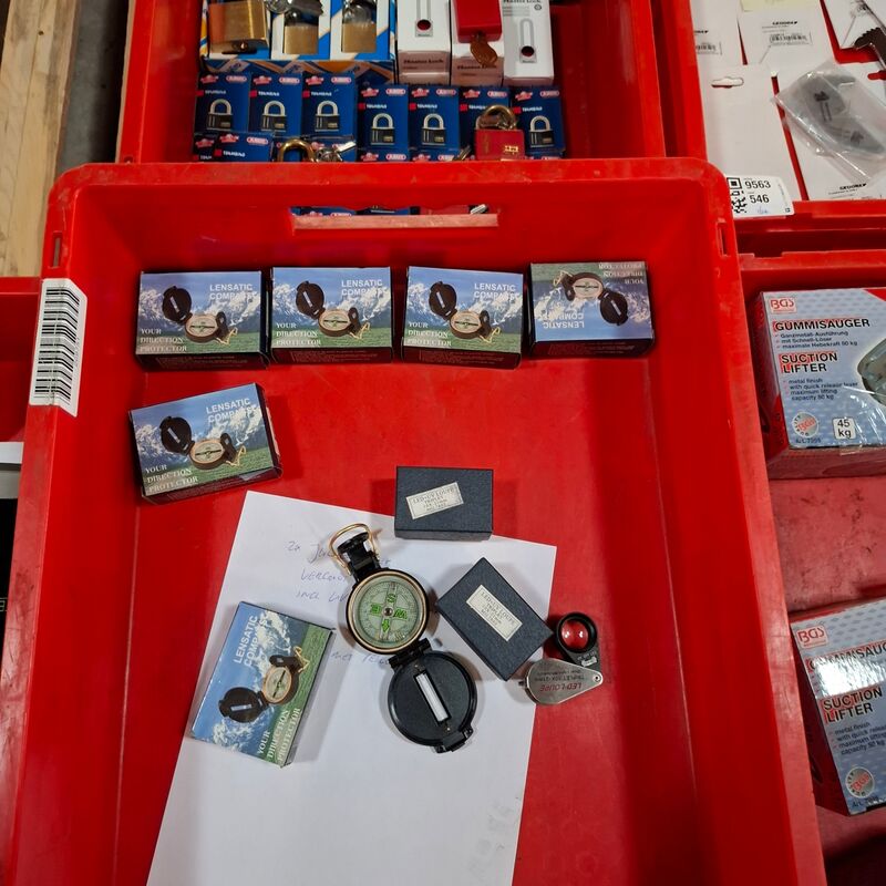2x Juweliersloep met lens met reiscompas – foto 8 – kavel bij Onlineveilingmeester, Winsum