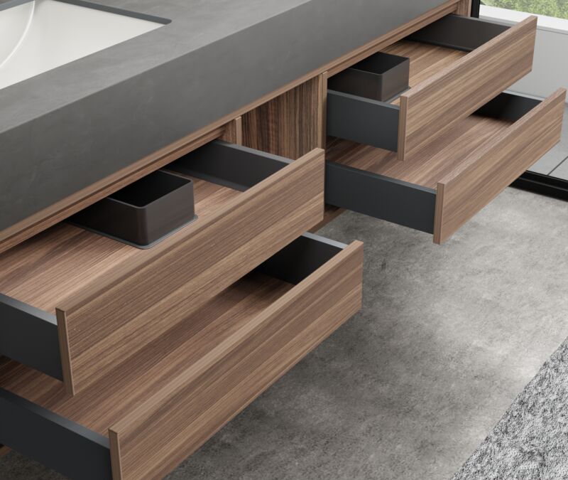 Badkamermeubel, Vonato, Nivora 150, hout decor – foto 4 – kavel bij Onlineveilingmeester