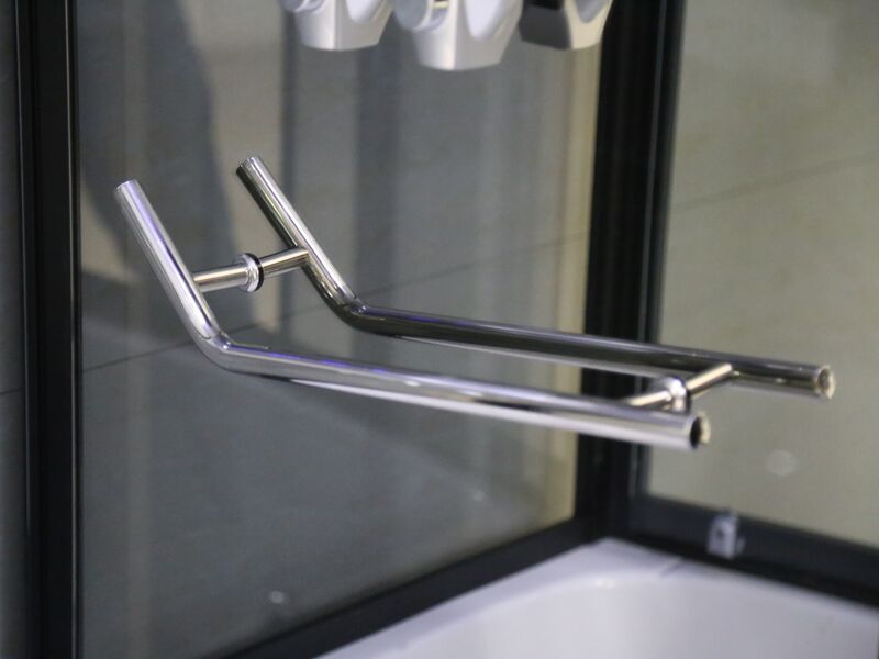 Stoomcabine, Vonato, 2305STW, Zwarte cabine met wit bad – foto 2 – kavel bij Onlineveilingmeester