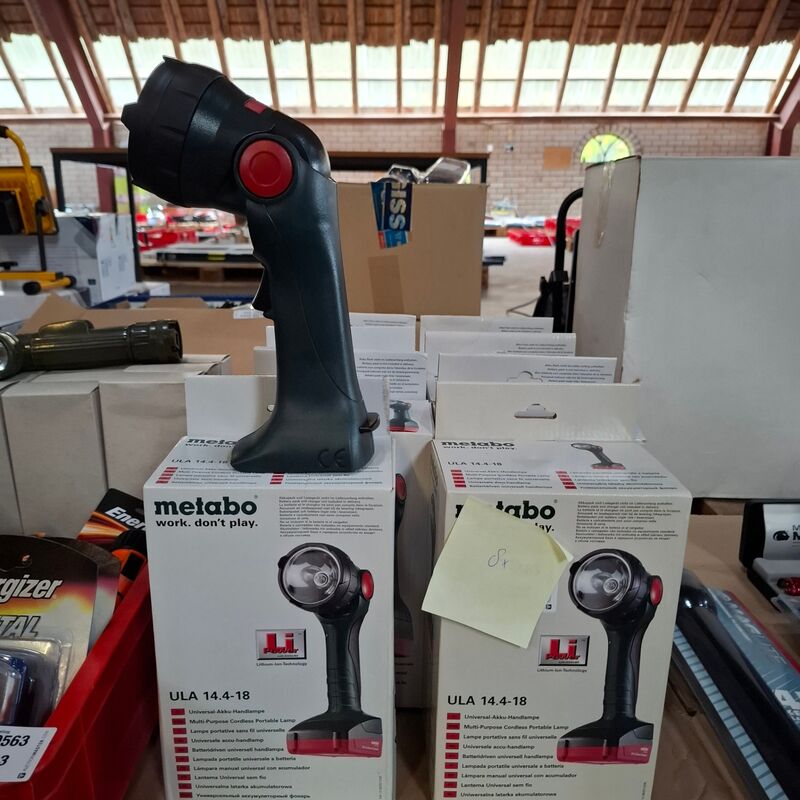 8x Accu handlamp Metabo, ULA 14.4-18 – kavel bij Onlineveilingmeester, Winsum