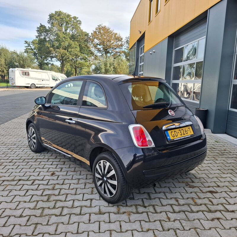 Personenauto, Fiat, 500, 1.0 TwinAir Pop, Donkerblauw, 2015 – foto 7 – kavel bij Onlineveilingmeester, Heerenveen