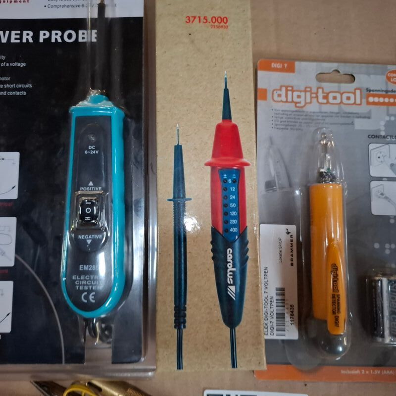 6x Diverse spanningsmeter o.a. Sonic – foto 2 – kavel bij Onlineveilingmeester, Winsum