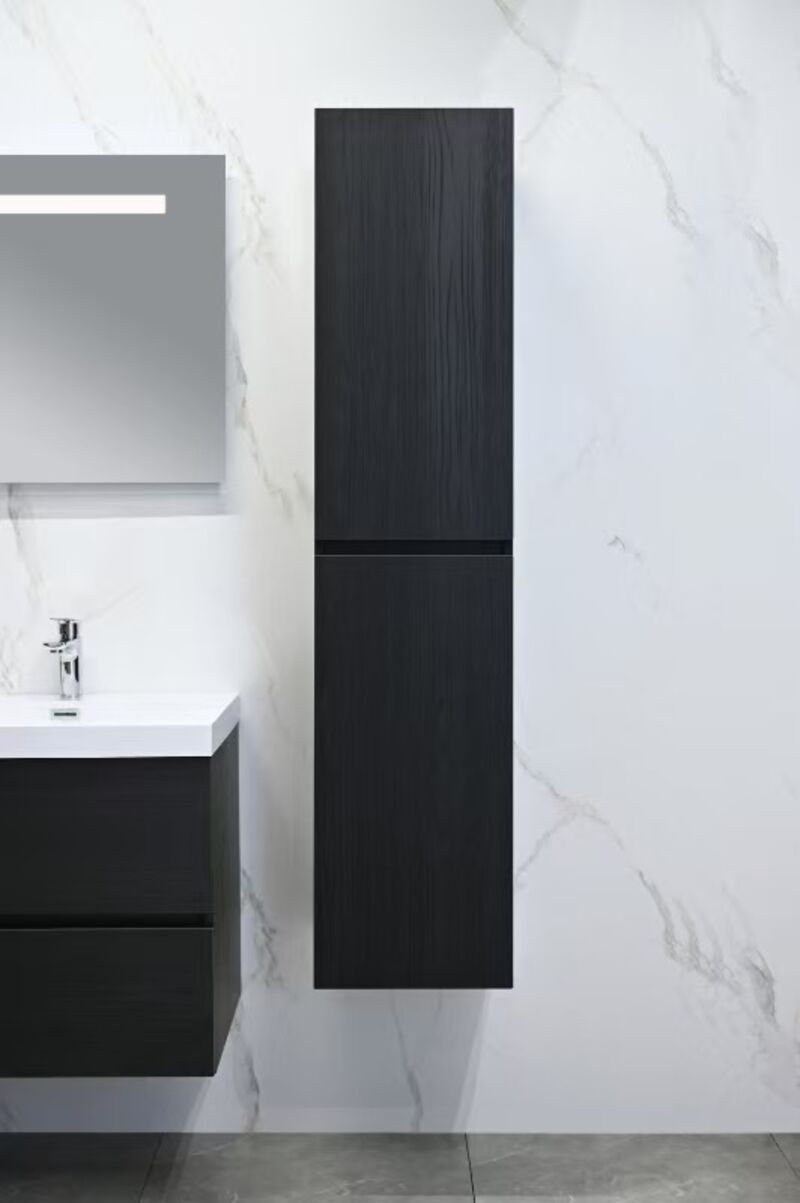 Badkamermeubel, Vonato, Calmwood 120, donker hout decor – foto 8 – kavel bij Onlineveilingmeester