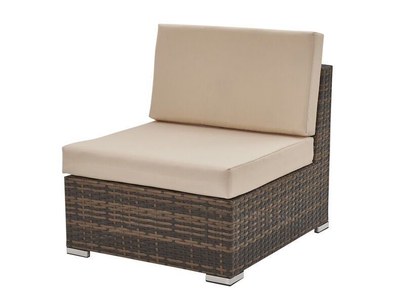 Loungeset, Vonato, Oasi, bruin wicker – foto 7 – kavel bij Onlineveilingmeester