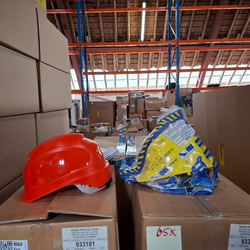 Ca. 65x Diverse bouwhelm o.a. Uvex, North – kavel bij Onlineveilingmeester, Winsum