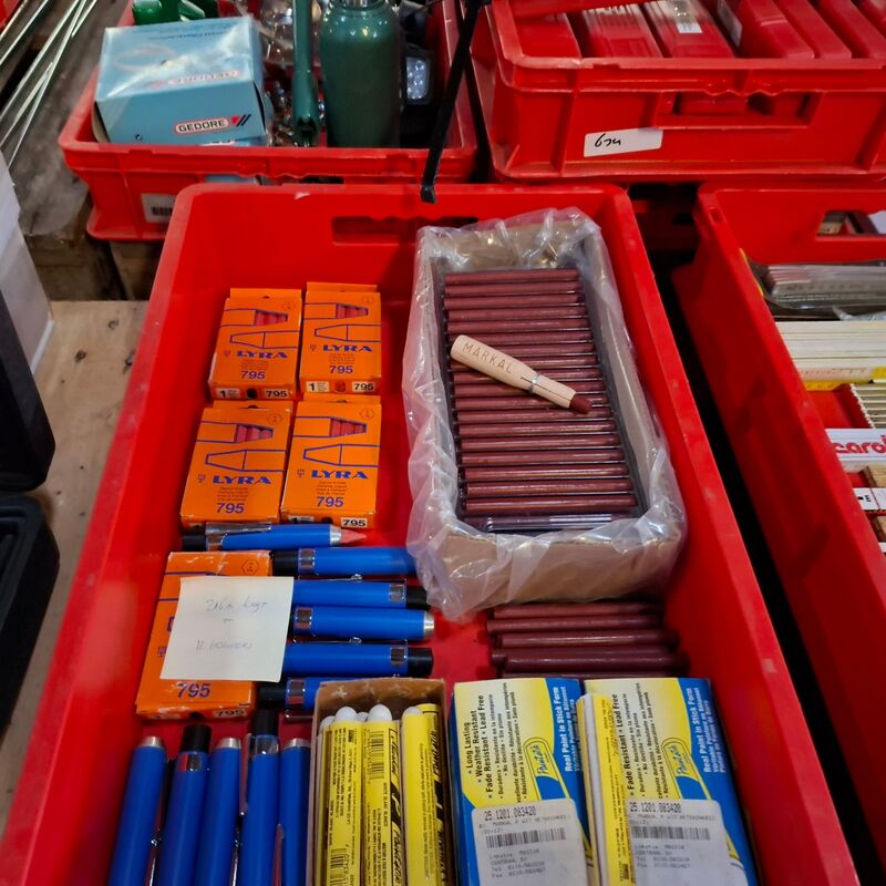 Diverse markeerstiften en krijt o.a. Edding, Markal – foto 5 – kavel bij Onlineveilingmeester, Winsum