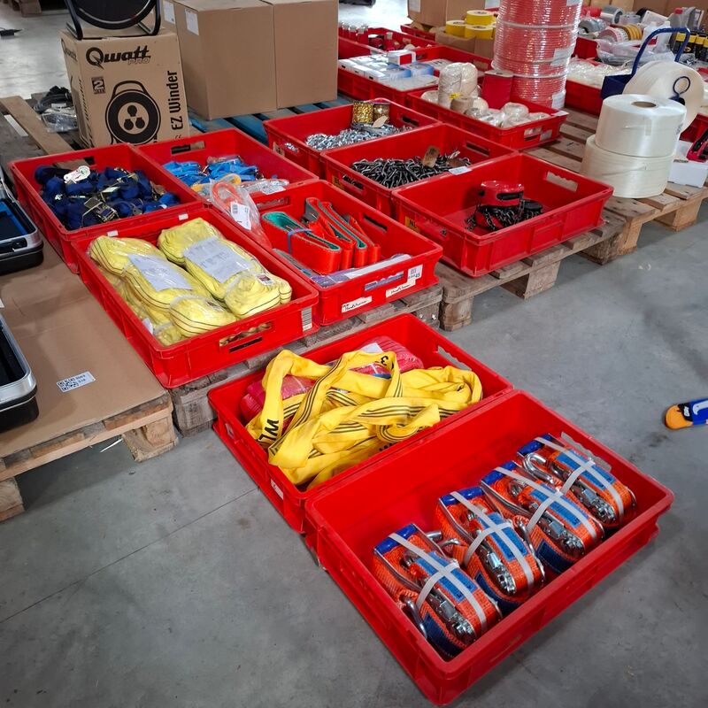 Assortiment hijs en spanmiddelen o.a. Kelfort – foto 2 – kavel bij Onlineveilingmeester, Winsum