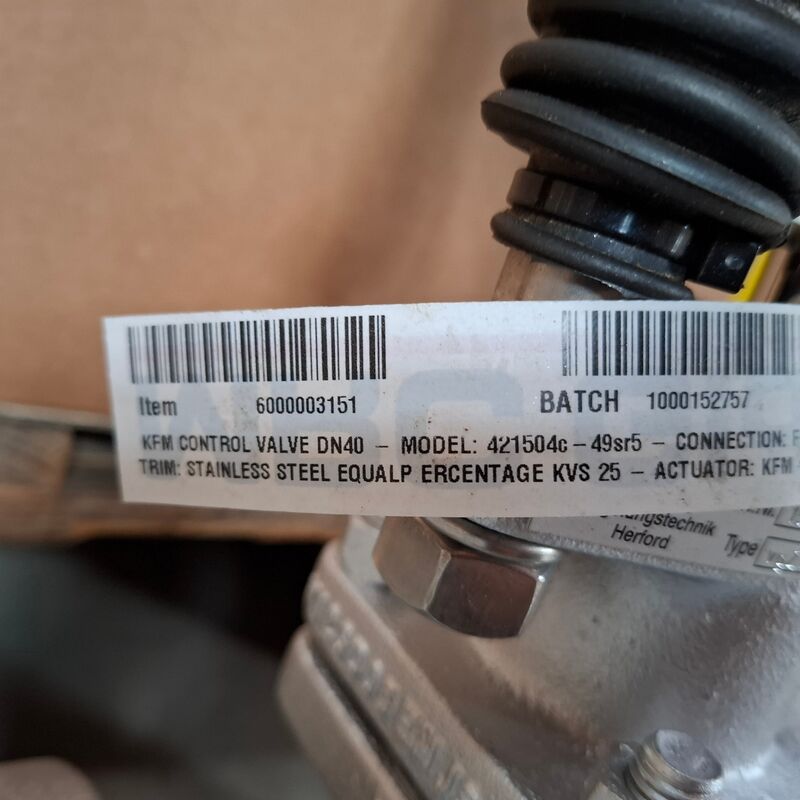 Elektrisch geregelde afsluiter KFM, 421504c-49sr5 – foto 6 – kavel bij Onlineveilingmeester, Winsum