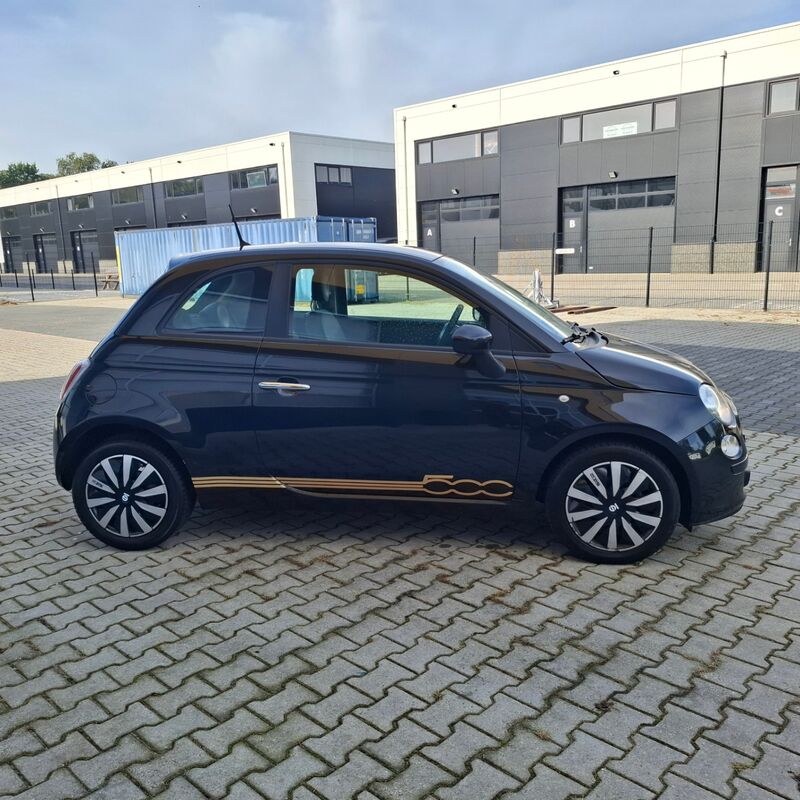 Personenauto, Fiat, 500, 1.0 TwinAir Pop, Donkerblauw, 2015 – foto 4 – kavel bij Onlineveilingmeester, Heerenveen