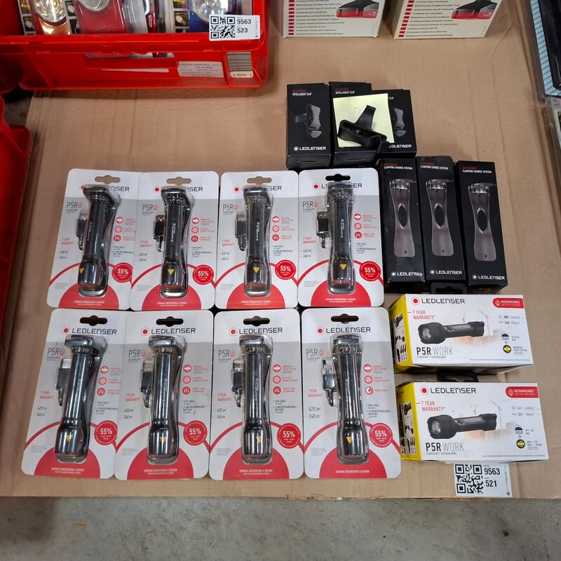 13x Diverse led zaklamp Ledlenser – kavel bij Onlineveilingmeester, Winsum