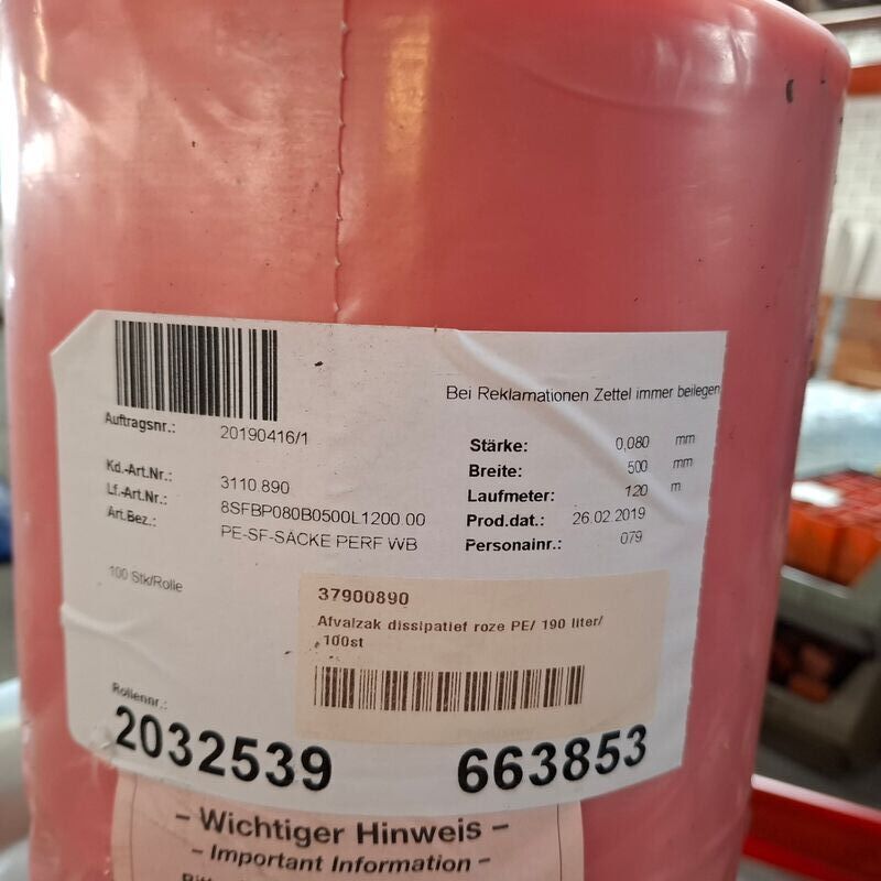 Partij diverse rollen folie en afvalzakken – foto 4 – kavel bij Onlineveilingmeester, Winsum
