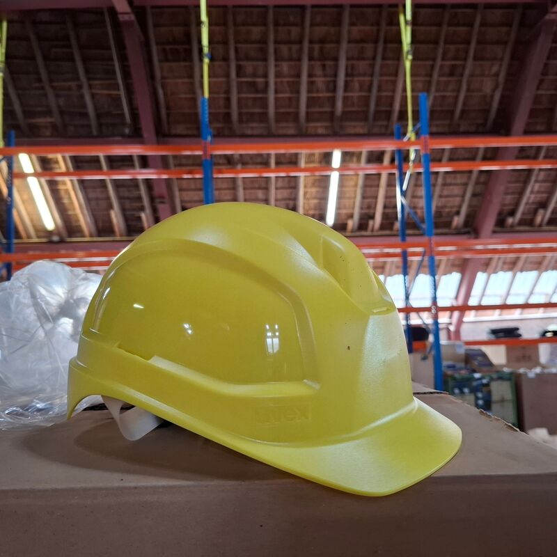 Ca. 110x Bouwhelm Uvex, Pheos-E-WR, geel – foto 2 – kavel bij Onlineveilingmeester, Winsum