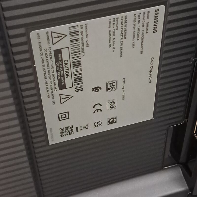 Monitor, Samsung, QM65R-A – foto 2 – kavel bij Domeinen Roerende Zaken, Groningen