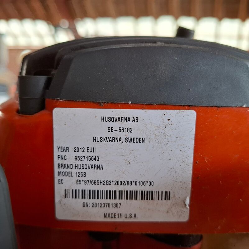 Motor bladblazer Husqvarna, 125B, bouwjaar 2002 – foto 7 – kavel bij Onlineveilingmeester, Winsum