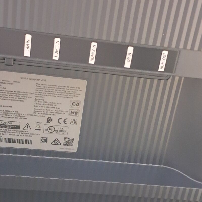 Monitor, Samsung, OM55N – foto 6 – kavel bij Domeinen Roerende Zaken, Groningen