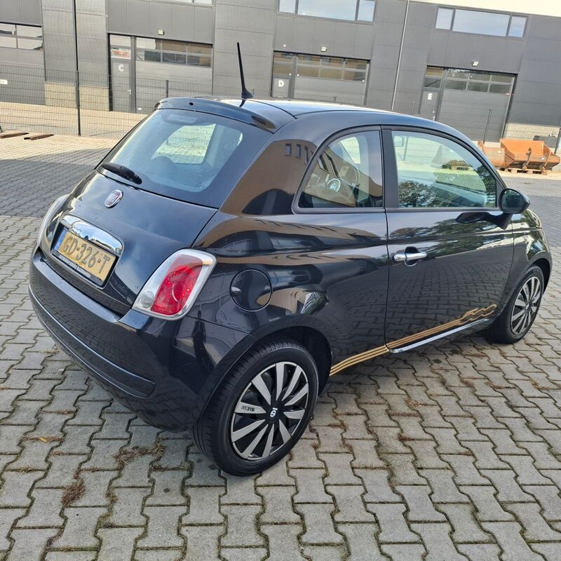 Personenauto, Fiat, 500, 1.0 TwinAir Pop, Donkerblauw, 2015 – foto 5 – kavel bij Onlineveilingmeester, Heerenveen