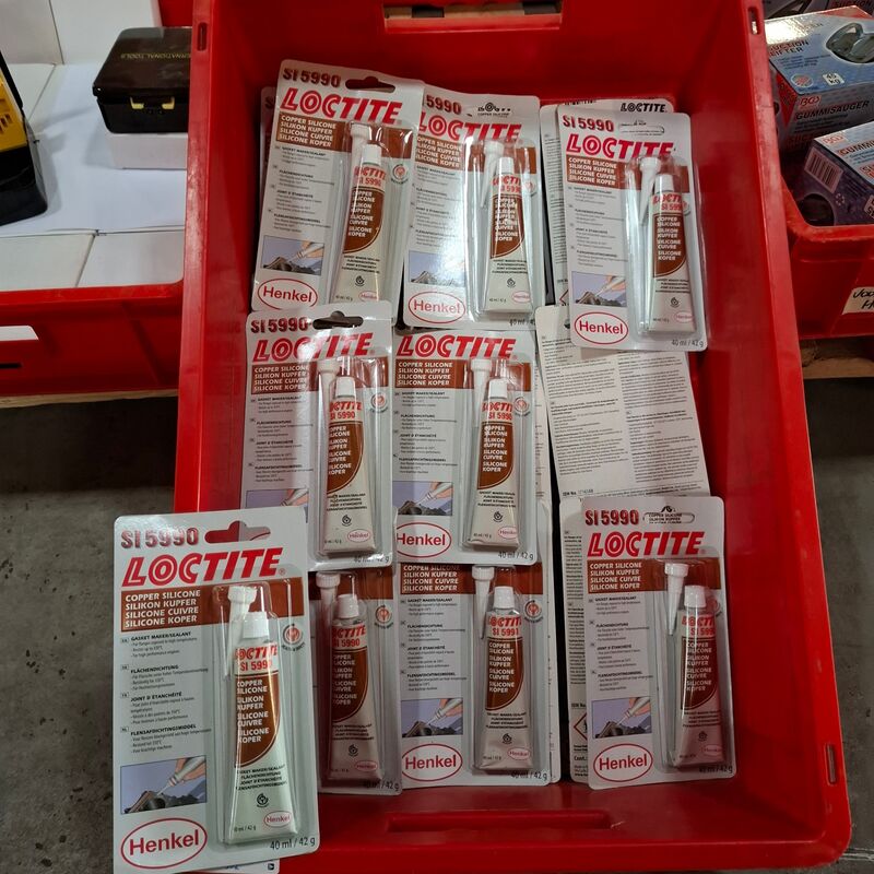 Ca. 30x Tube Locktite Henkel, SI5990 | silicone koper – kavel bij Onlineveilingmeester, Winsum