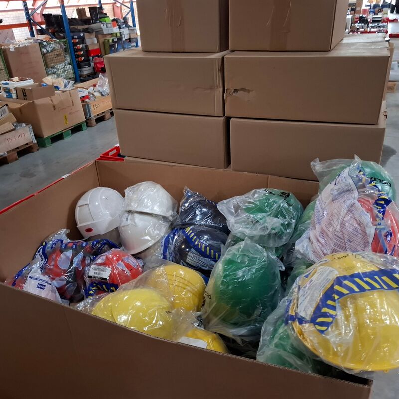 Ca. 108x Diverse bouwhelmen o.a. North, Deltaplus – foto 2 – kavel bij Onlineveilingmeester, Winsum