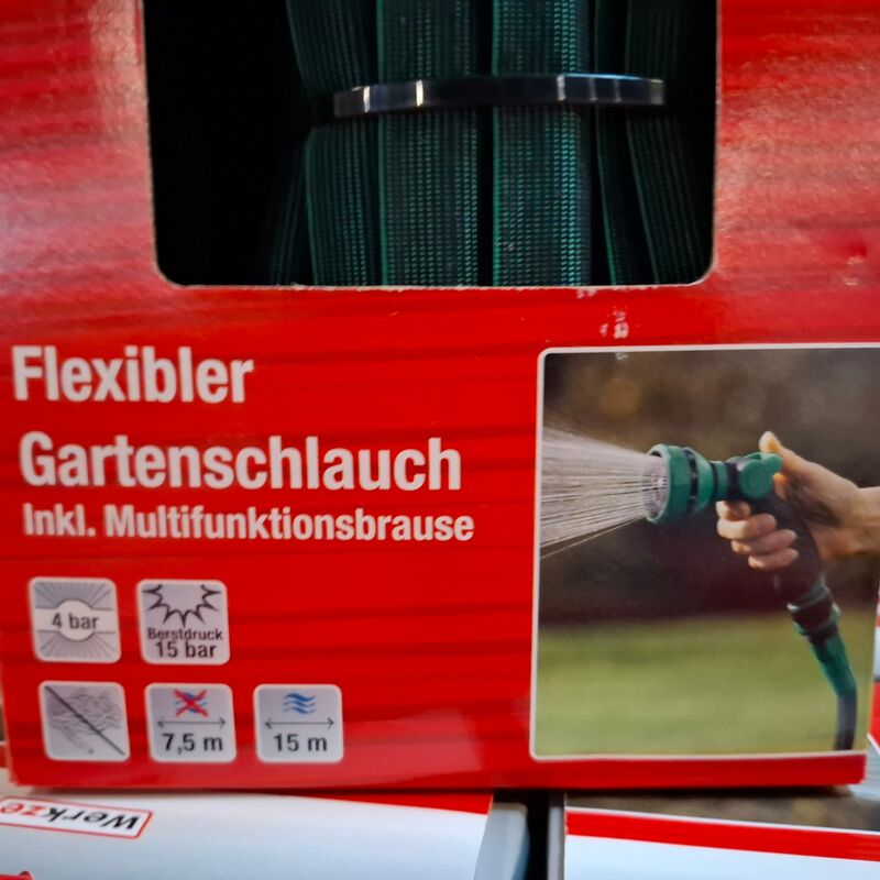 Ca. 17x Flexibele tuinslang Werkzeyt, 7,5-15 meter – foto 3 – kavel bij Onlineveilingmeester, Winsum