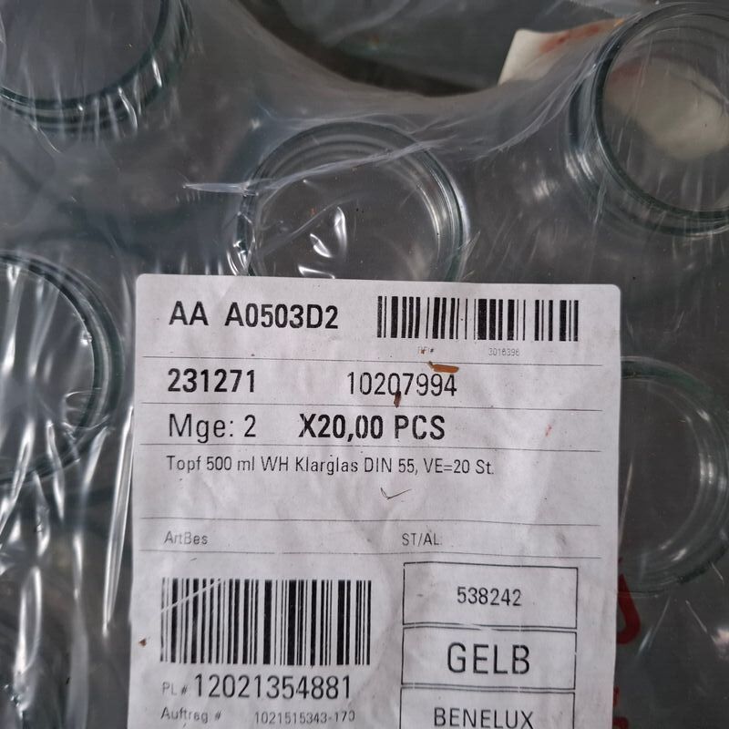 Ca. 240x Glazen pot – foto 3 – kavel bij Onlineveilingmeester, Winsum